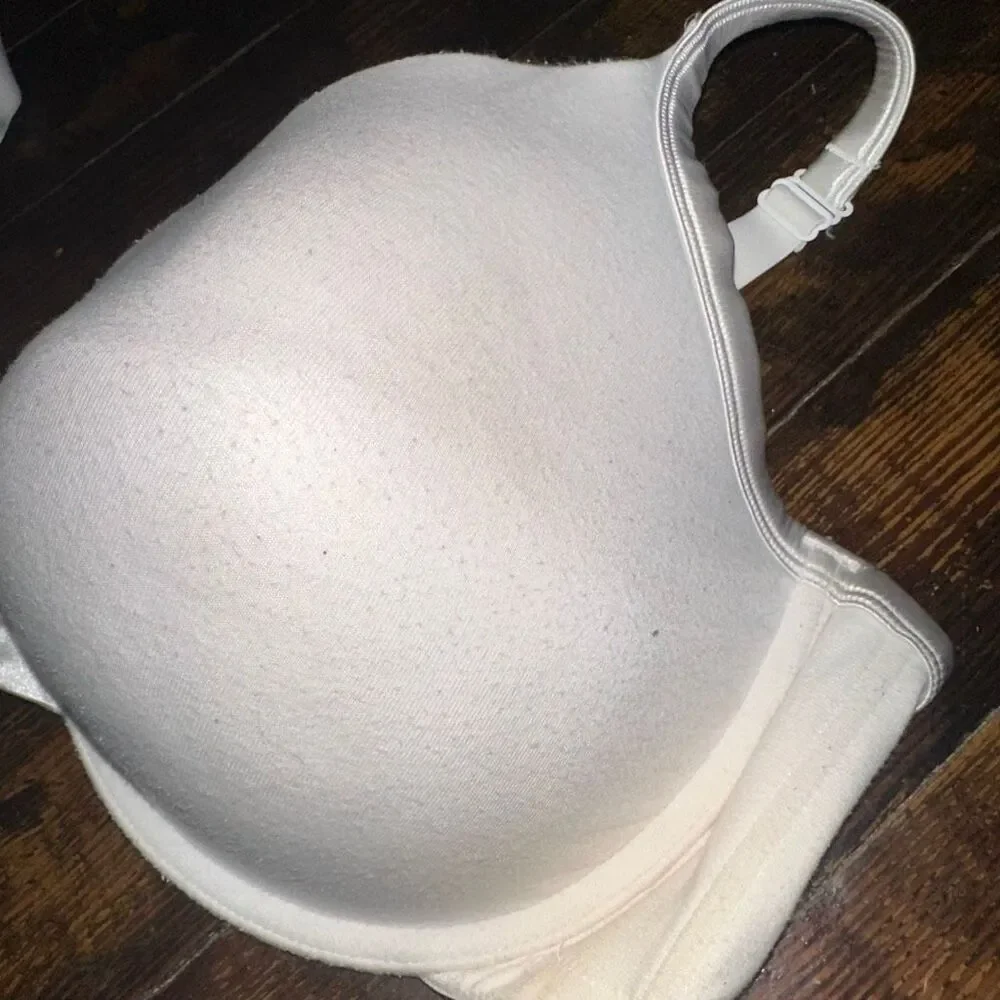 Cacique white jersey full figure 44DDD everyday bra